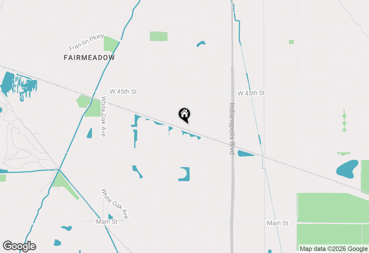 Map of 2104 Terrace Drive, Highland, IN 46322