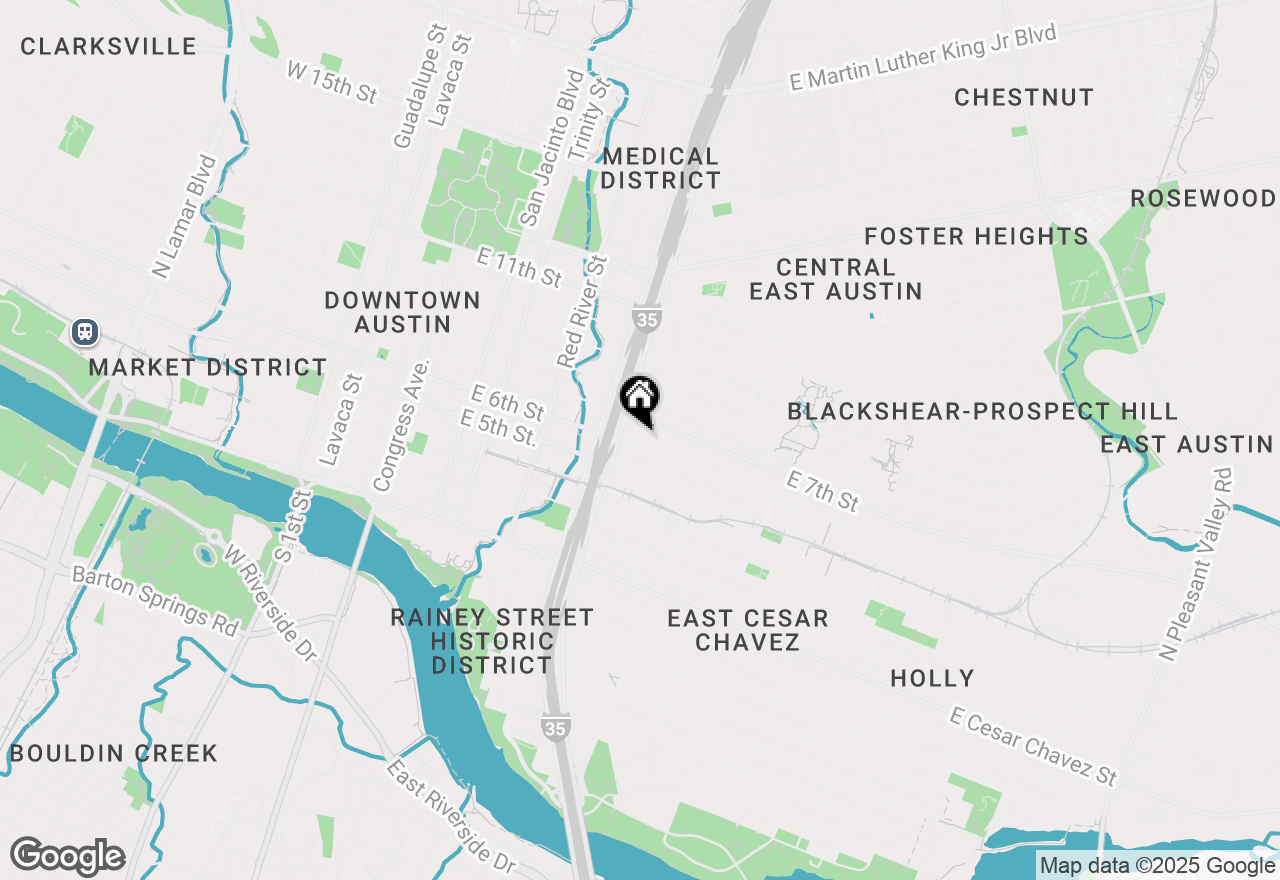 Map of 601 Brushy St #302, Austin, TX 78702