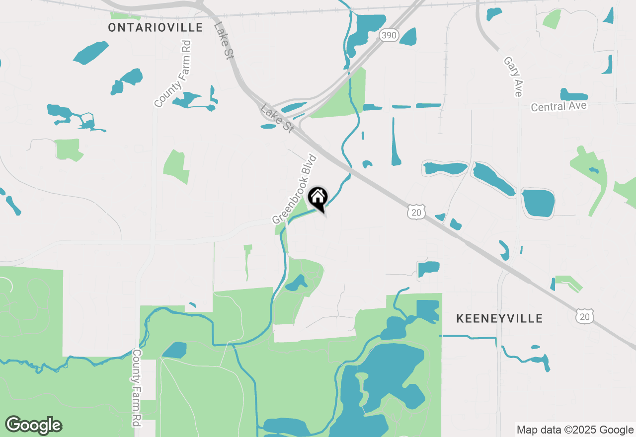 Map of 1373 Court Maria, Hanover Park, IL 60133