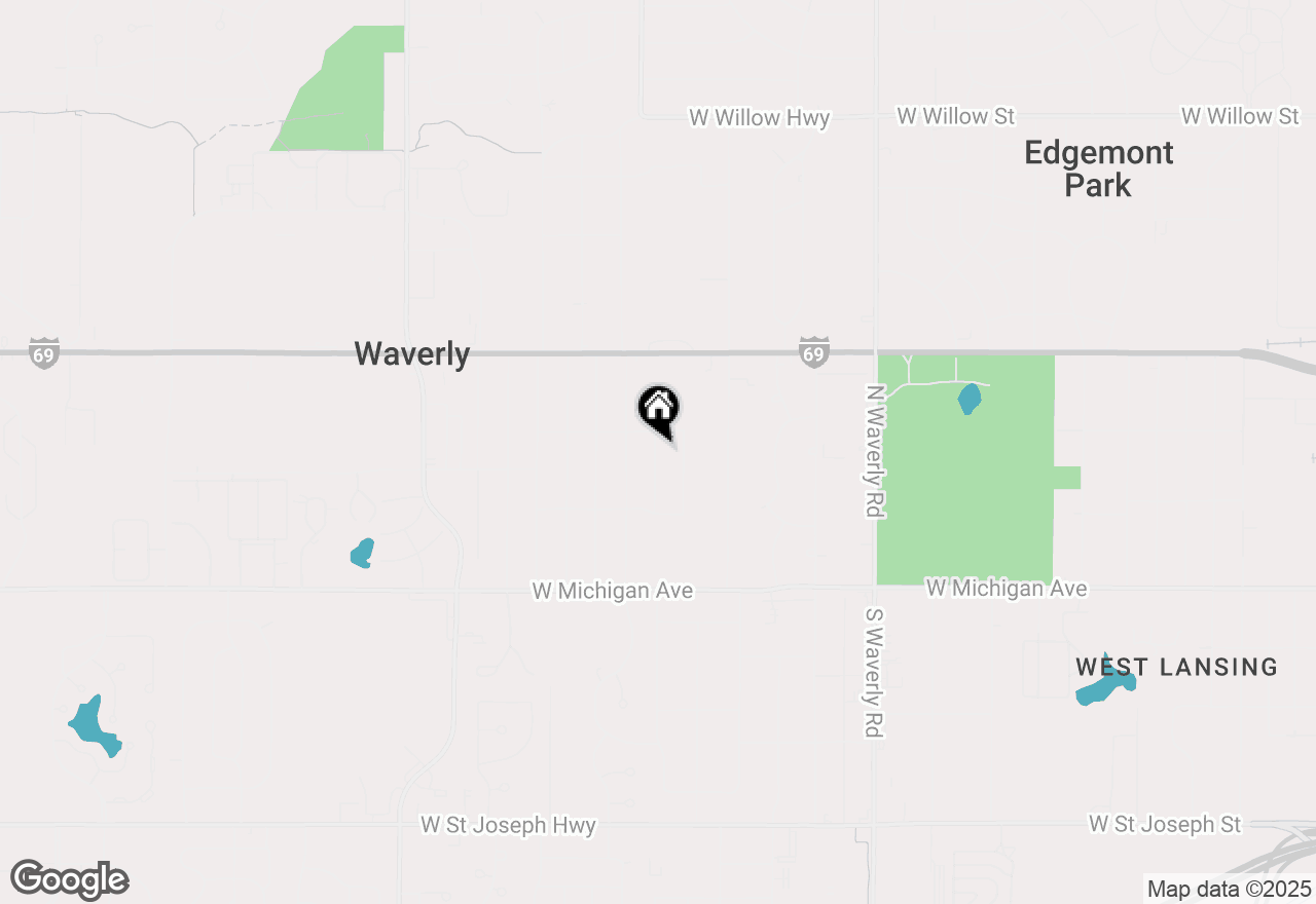 Map of 412 Bronco Way, Lansing, MI 48917