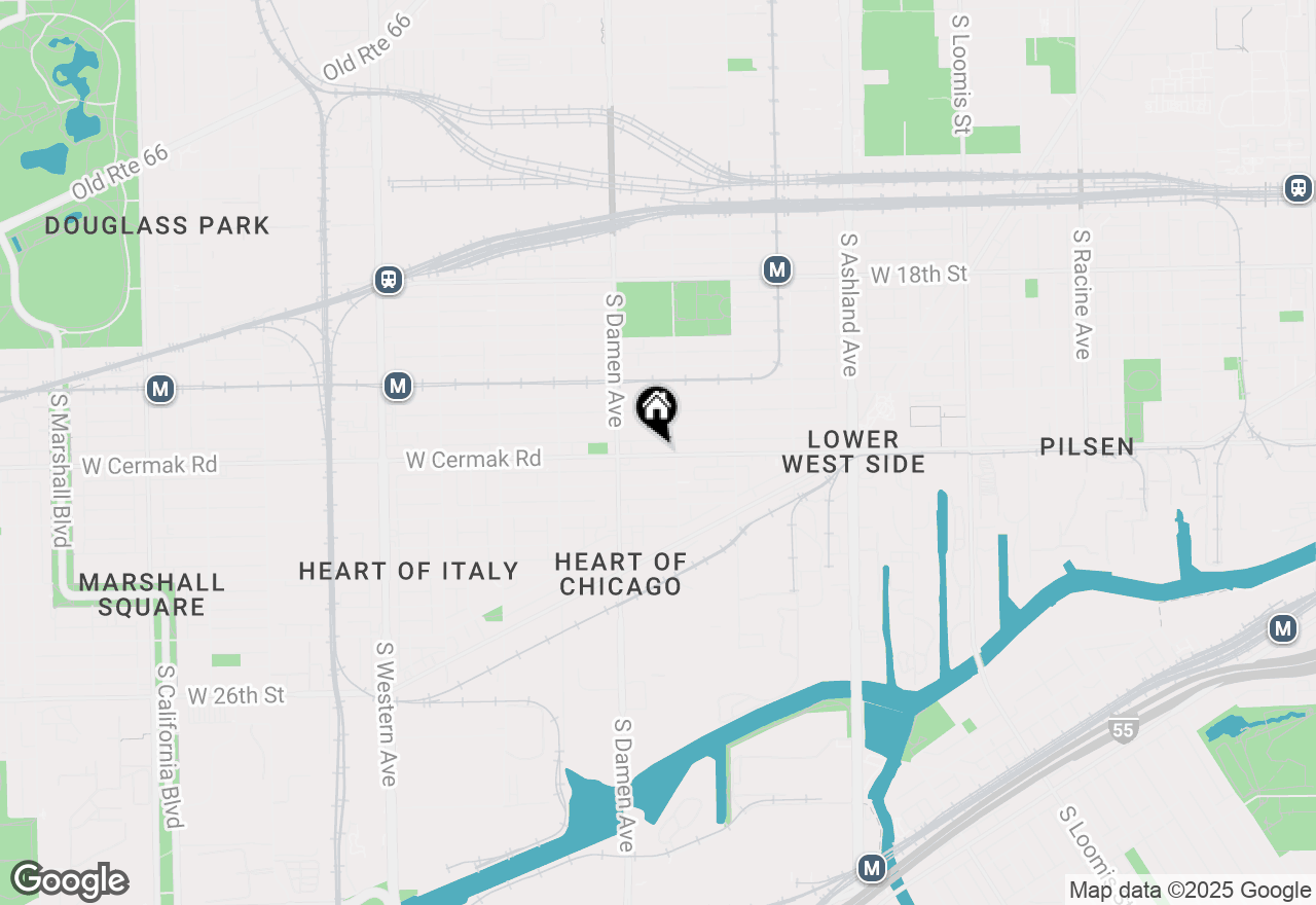 Map of 1918 W Cermak Road #4, Chicago, IL 60608