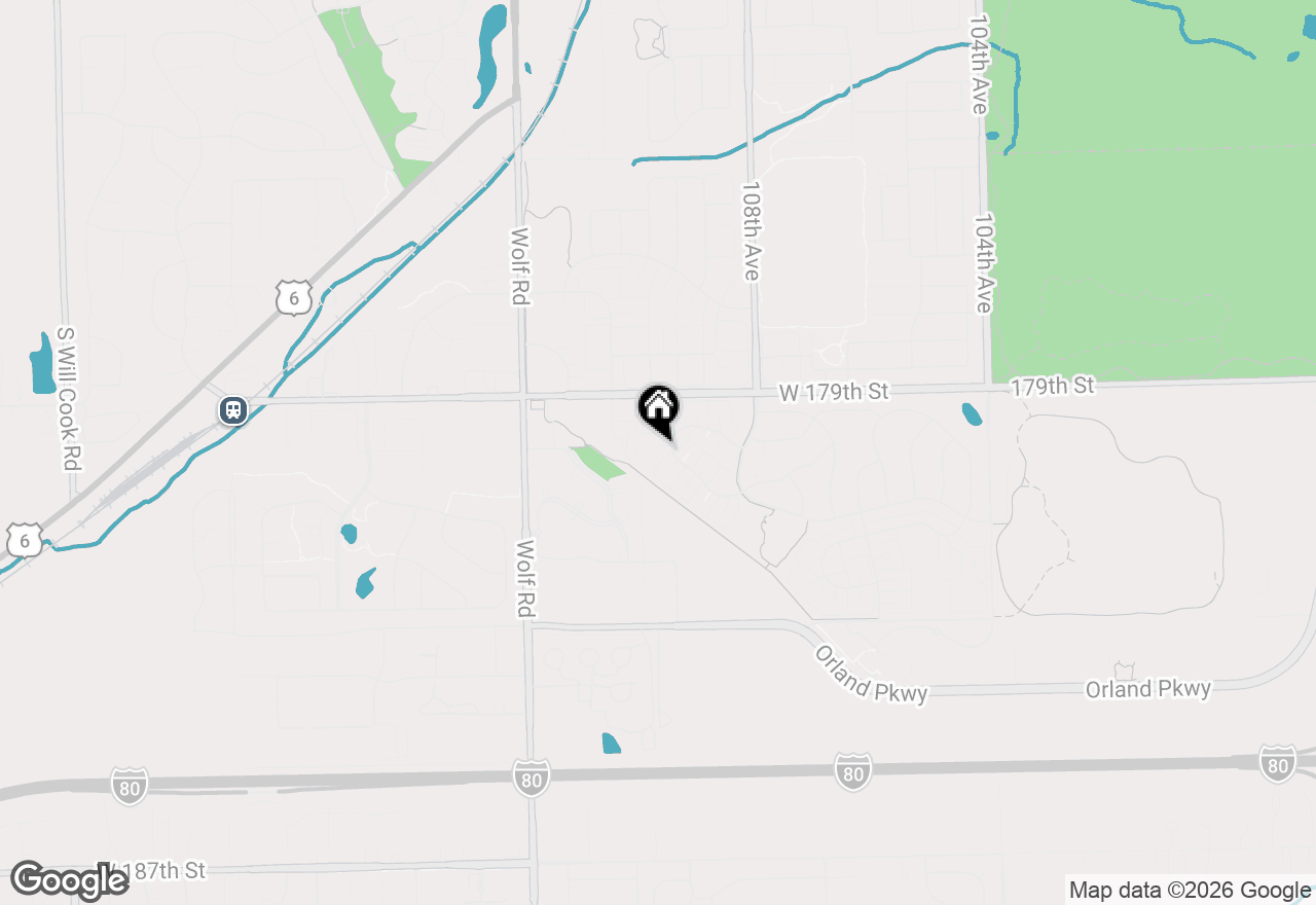 Map of 10935 Colorado Court, Orland Park, IL 60467