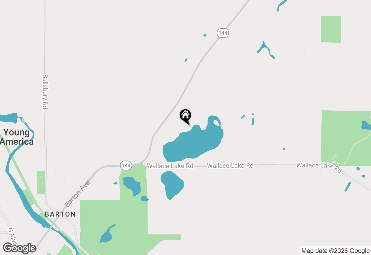 Map of 2481 N Wallace Lake Dr, West Bend, WI 53090