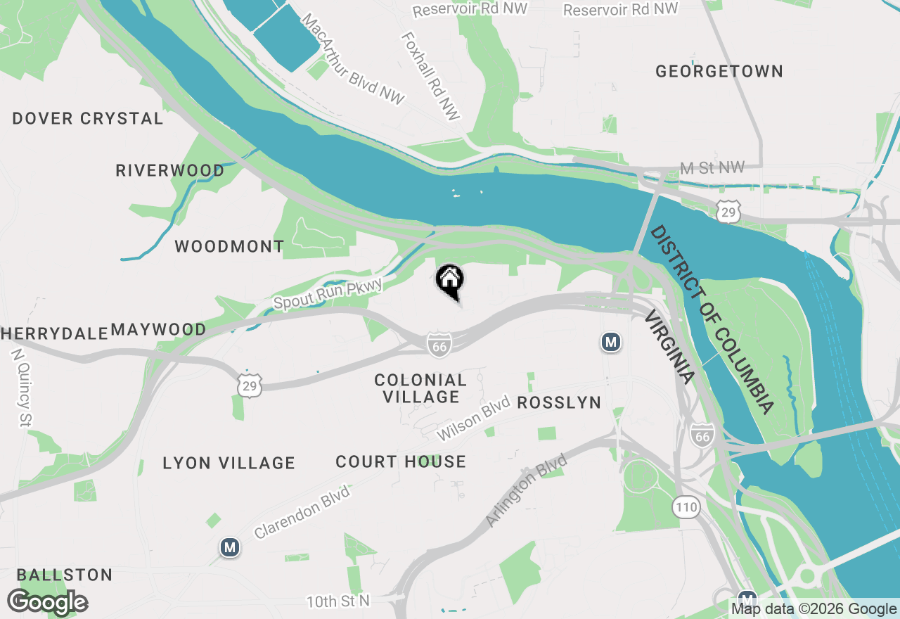 Map of 2100 N Scott Street #103, Arlington, VA 22209