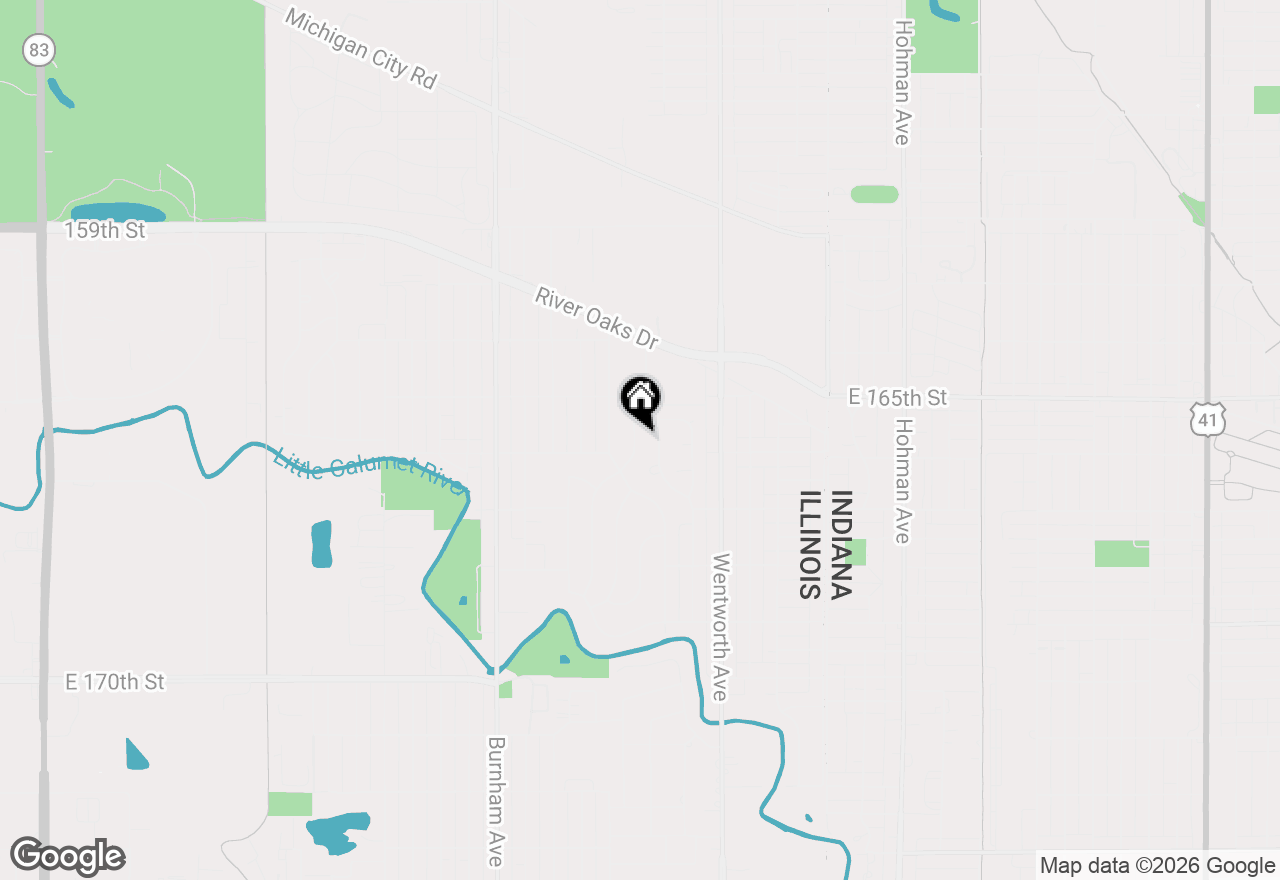 Map of 1389 Stanley Boulevard, Calumet City, IL 60409