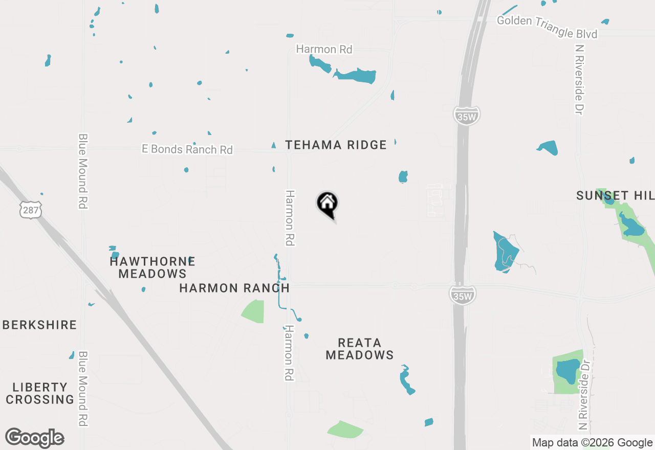 Map of 2120 Bliss Road, Fort Worth, TX 76177