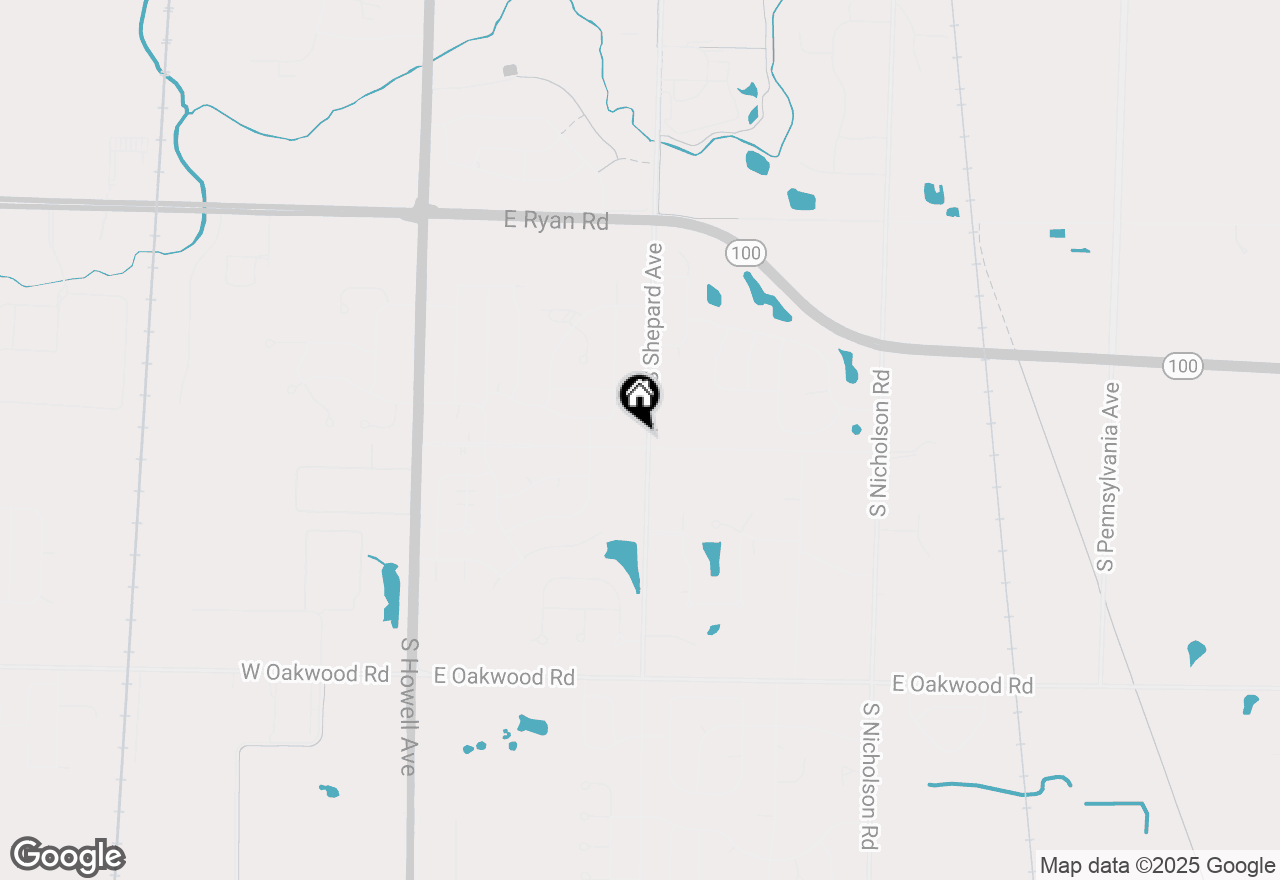 Map of 730 E Fitzsimmons Rd, Oak Creek, WI 53154
