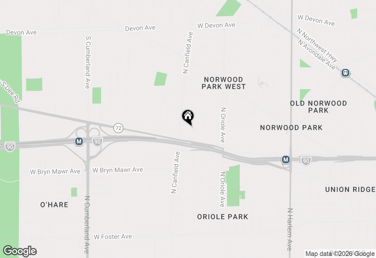 Map of 7803 W Ardmore Avenue, Chicago, IL 60631