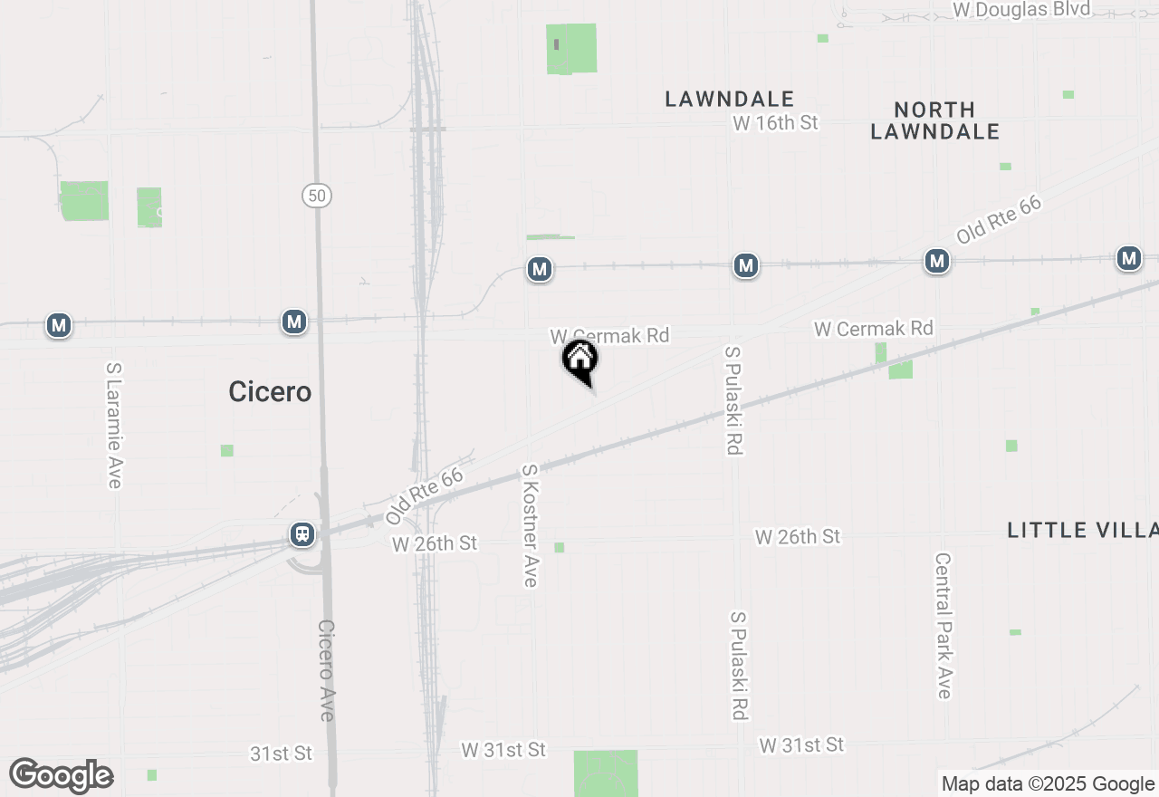 Map of 2313 S Kolin Avenue, Chicago, IL 60623