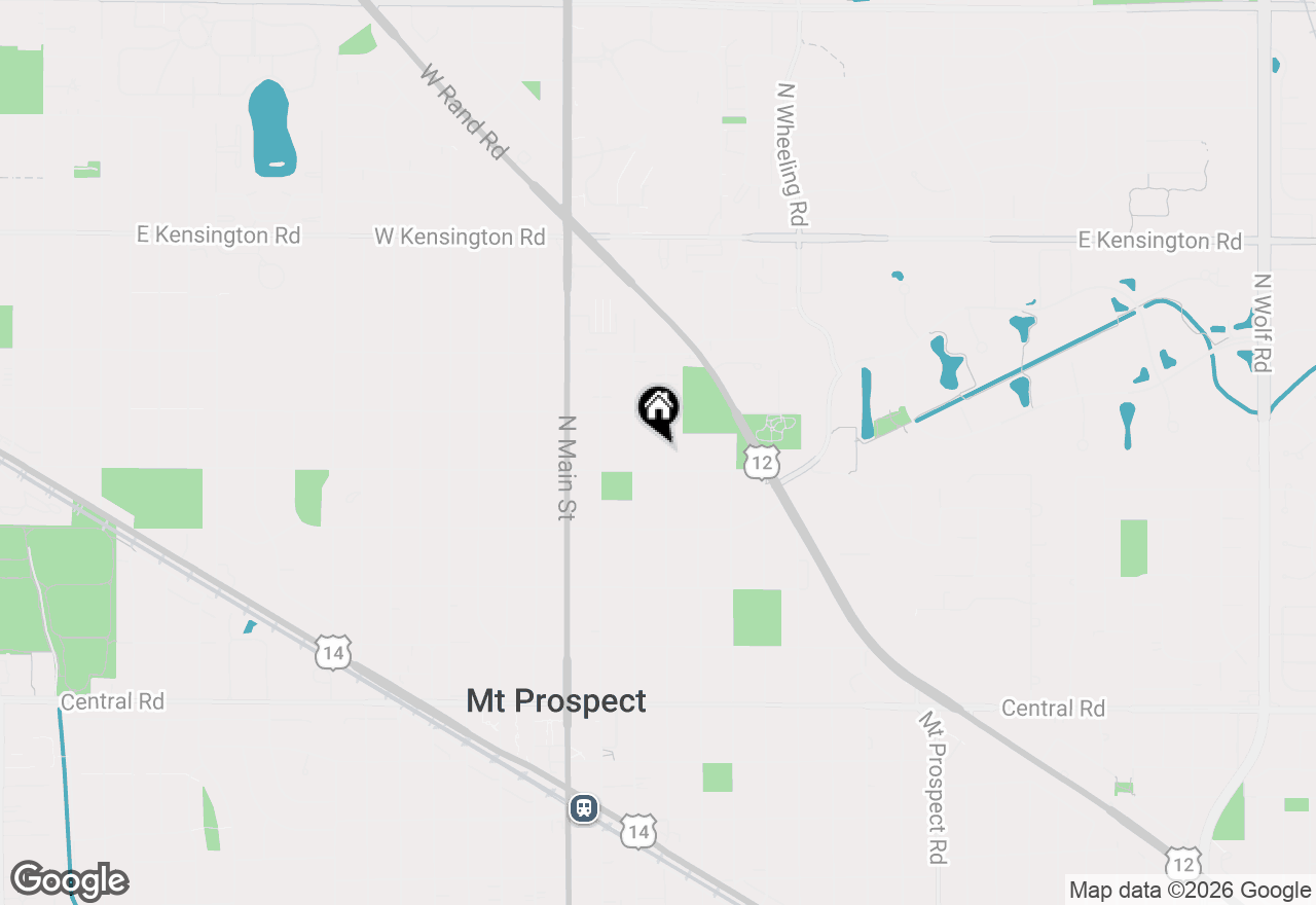 Map of 406 N Elm Street, Mount Prospect, IL 60056