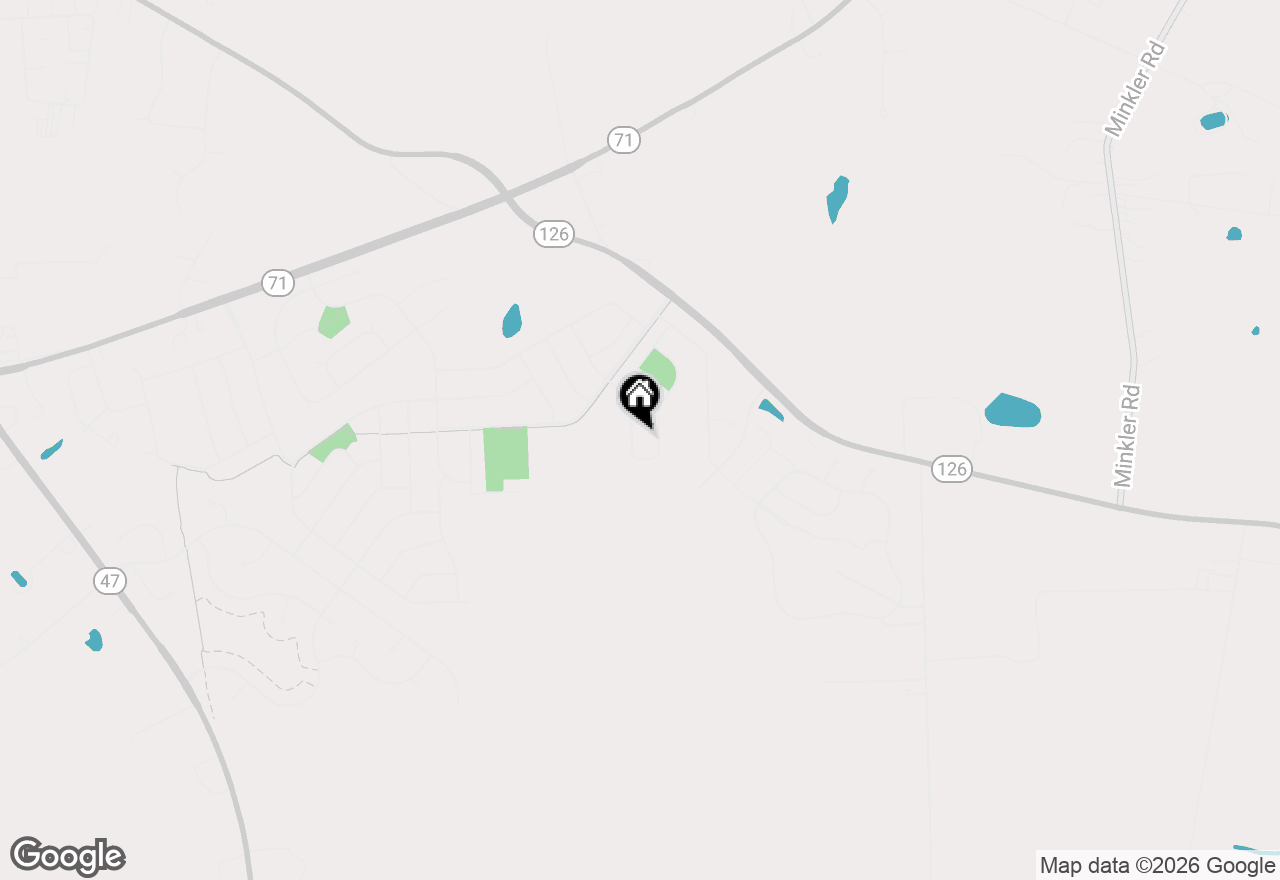 Map of (Address confidential), Yorkville, Illinois 60560