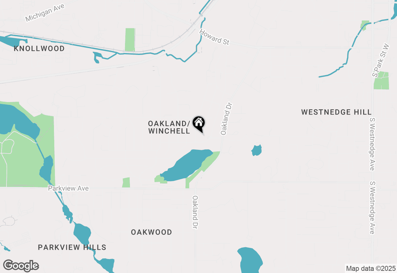 Map of 2525 Sheffield Drive, Kalamazoo, MI 49008