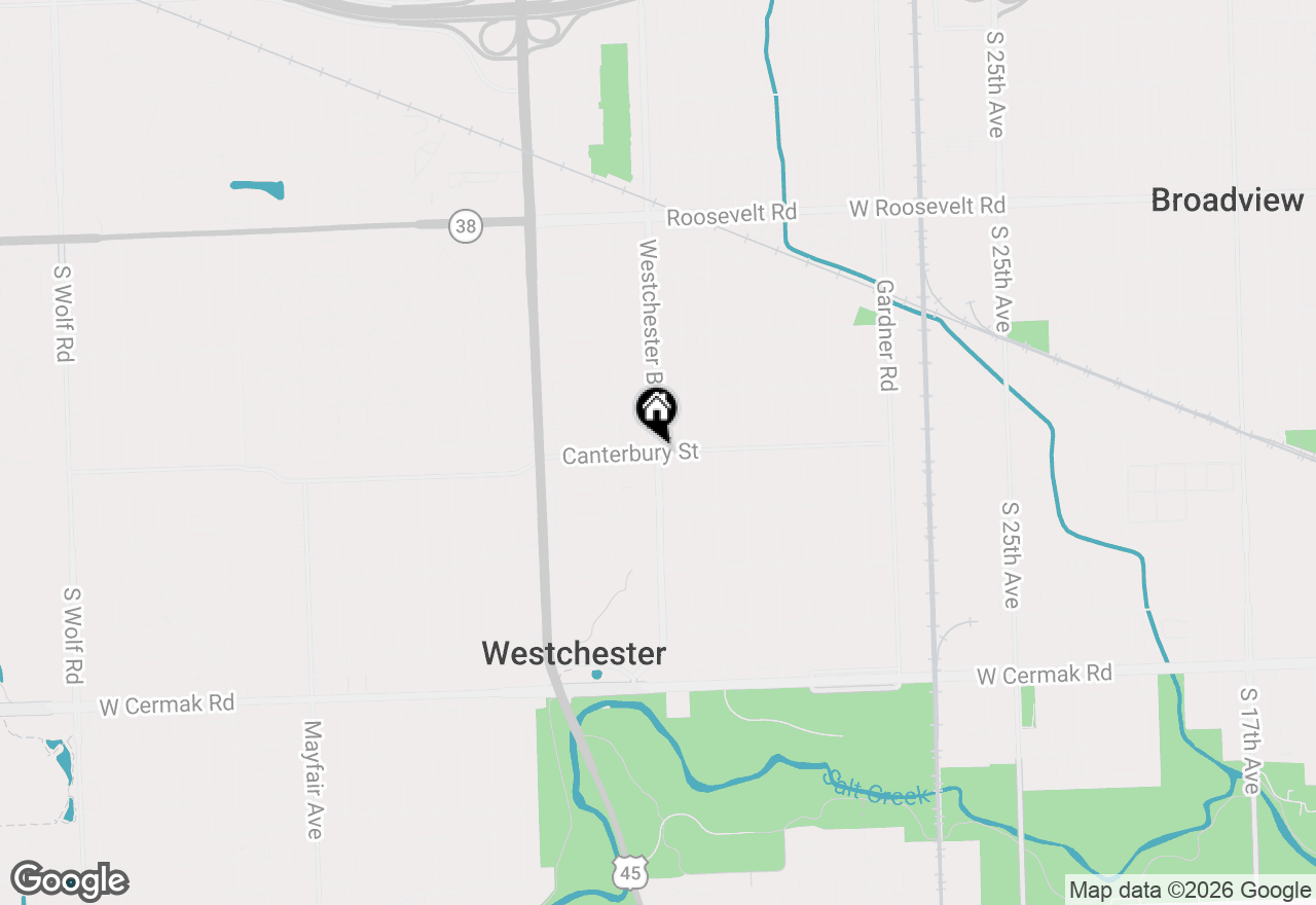 Map of 1605 Westchester Boulevard, Westchester, IL 60154