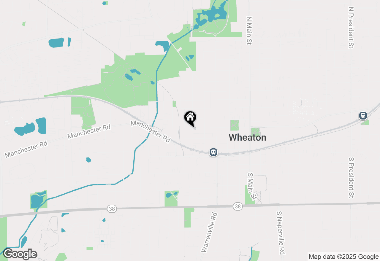 Map of 224 N Ellis Avenue, Wheaton, IL 60187