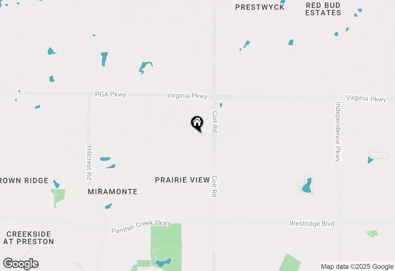 Map of 12443 Dove Chase Lane, Frisco, TX 75035