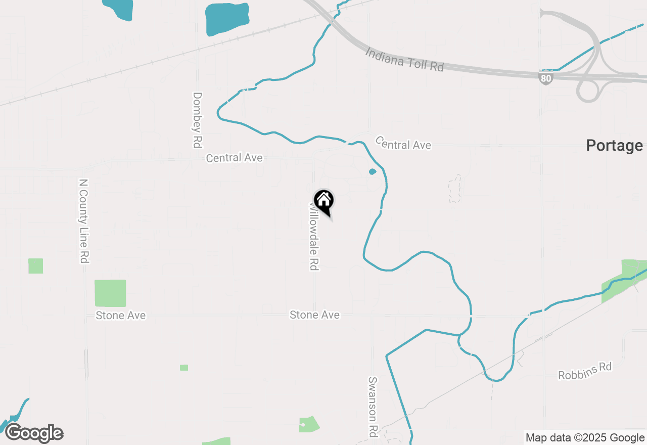 Map of 2798 Emerson Street, Portage, IN 46368