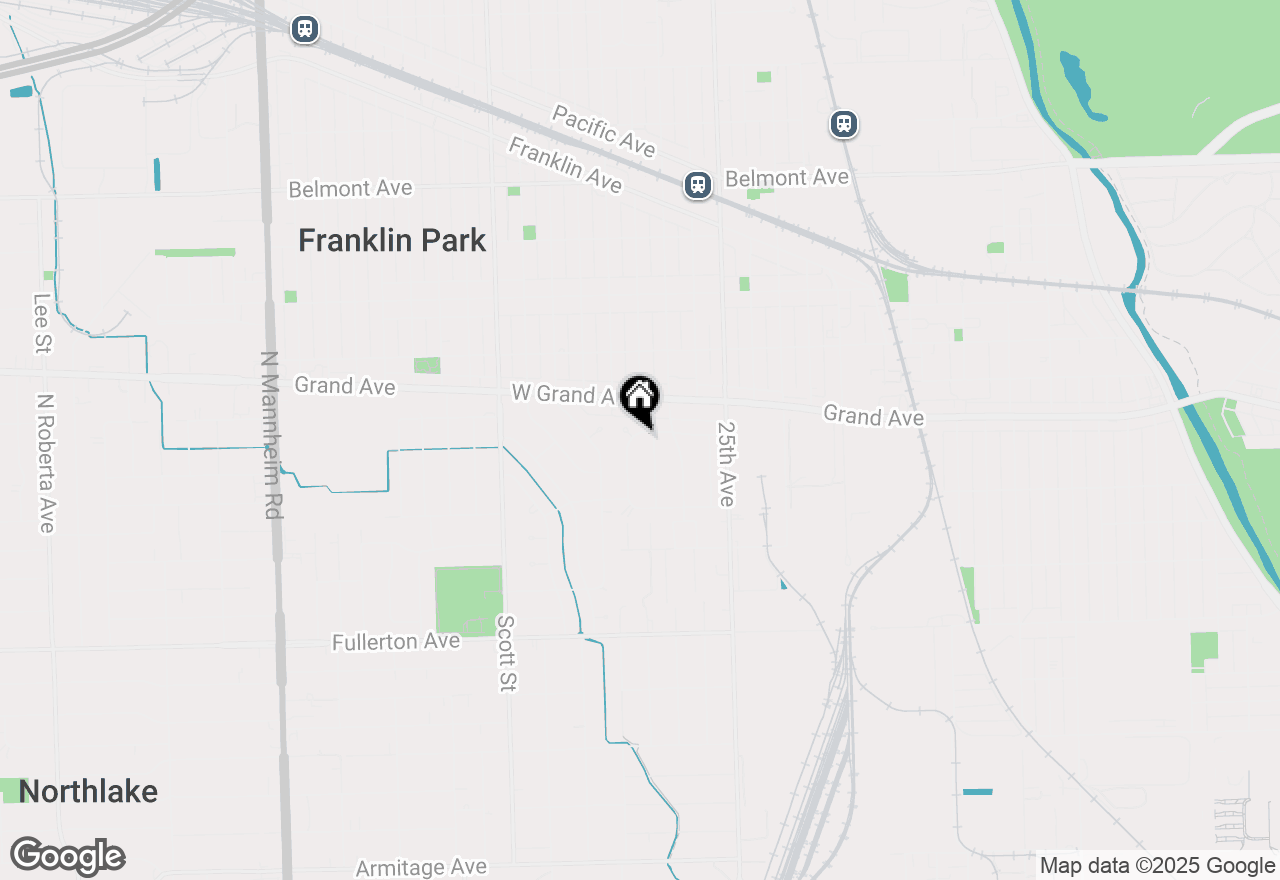 Map of 9727 Johanna Avenue, Franklin Park, IL 60131