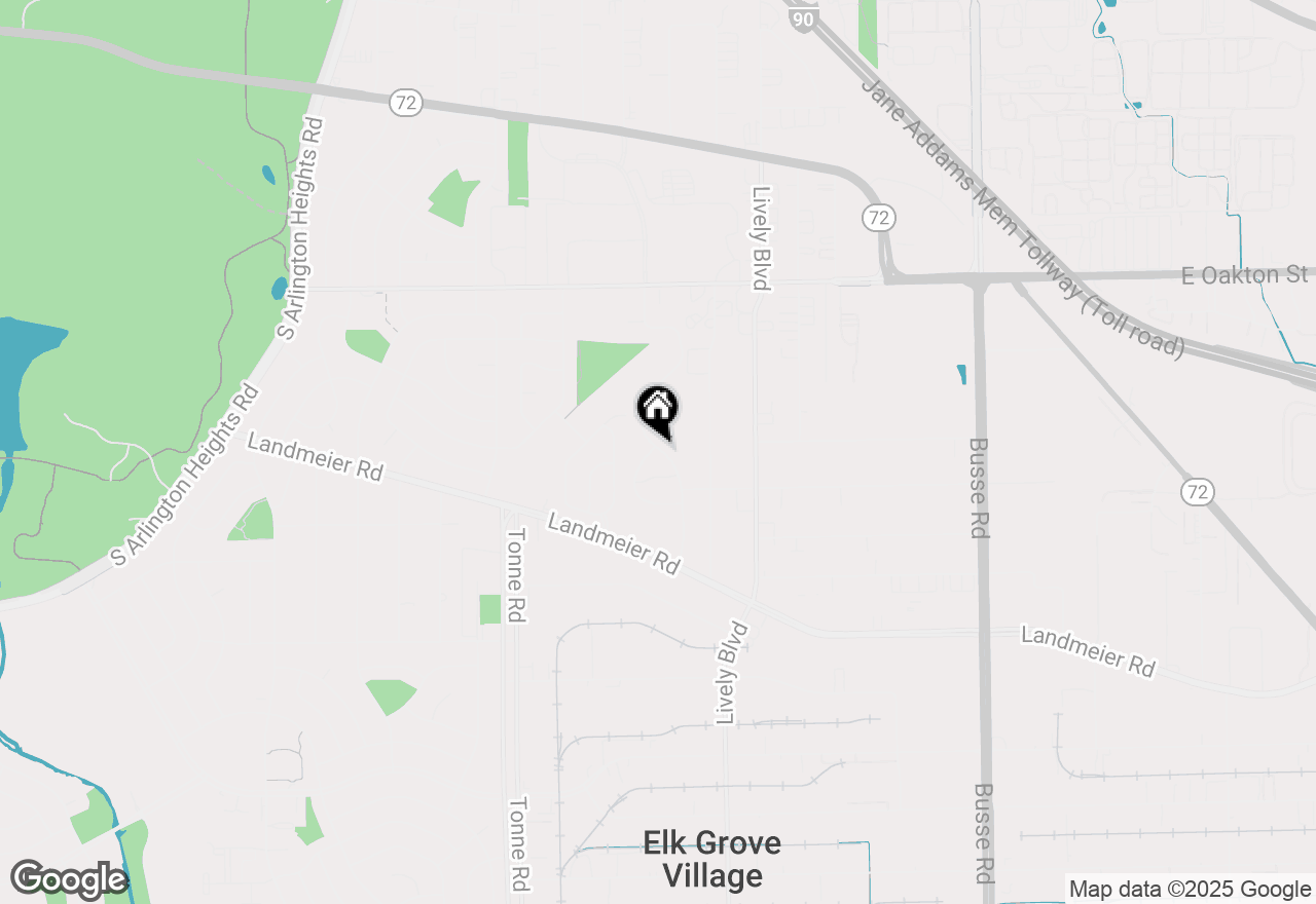 Map of 630 Perrie Drive #104, Elk Grove Village, IL 60007
