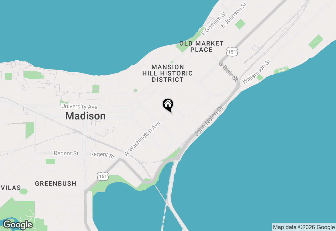 Map of 309 W Washington Avenue #502, Madison, WI 53703