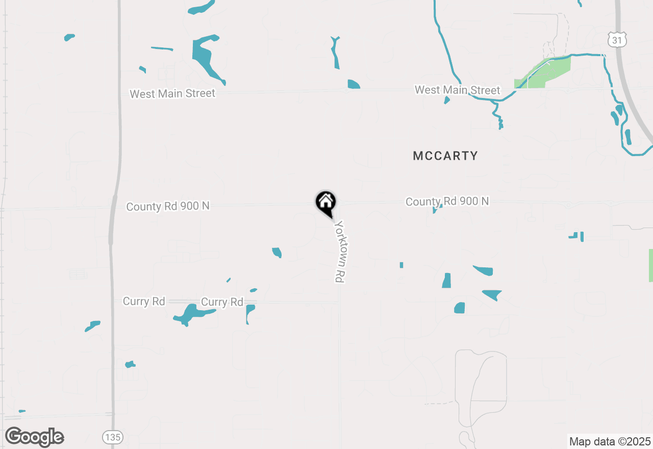 Map of 1216 Thornmeadow Circle, Greenwood, IN 46143