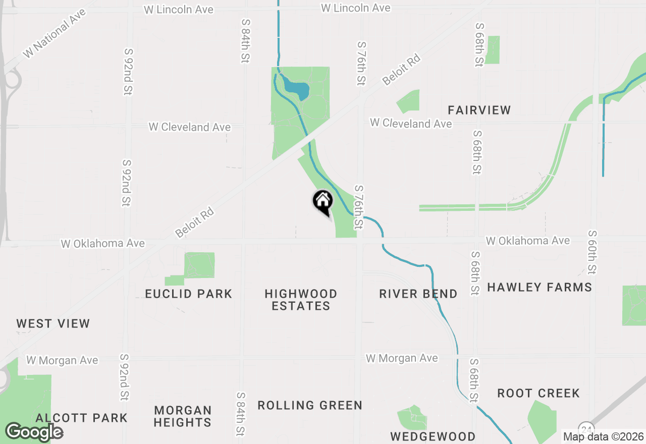 Map of 3033 S Stratton Dr, Milwaukee, WI 53219