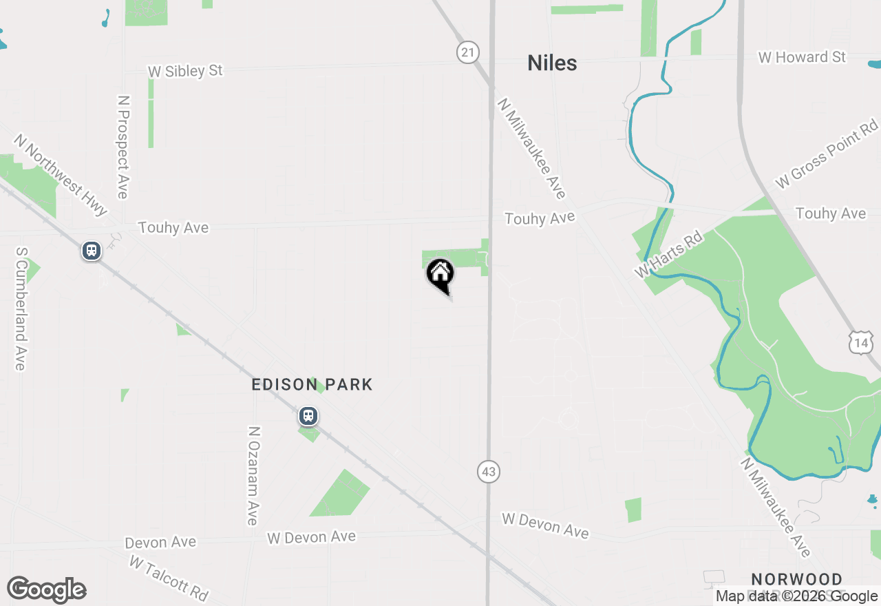 Map of 7315 W Lunt Avenue, Chicago, IL 60631