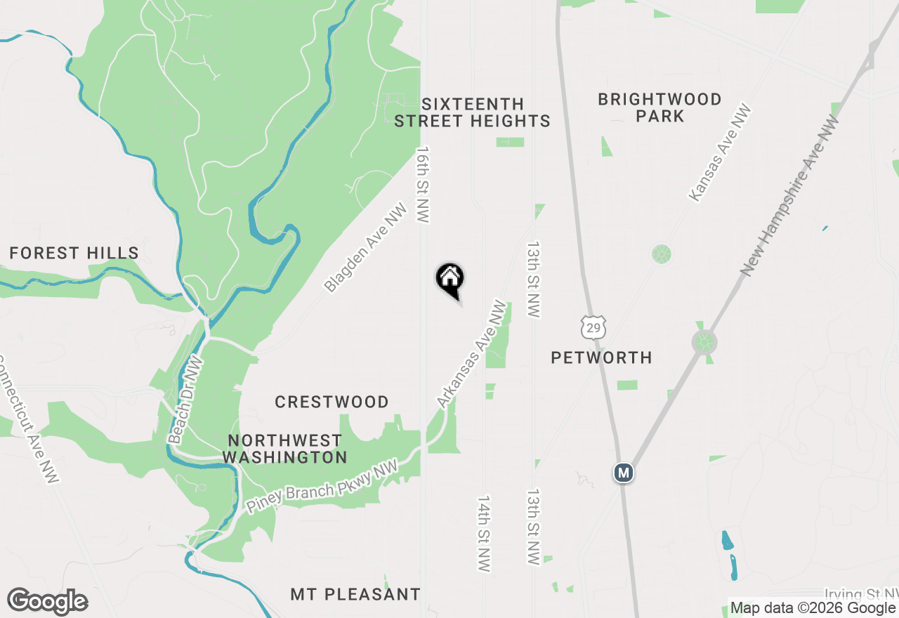 Map of 4420 15th Street Nw, Washington, DC 20011
