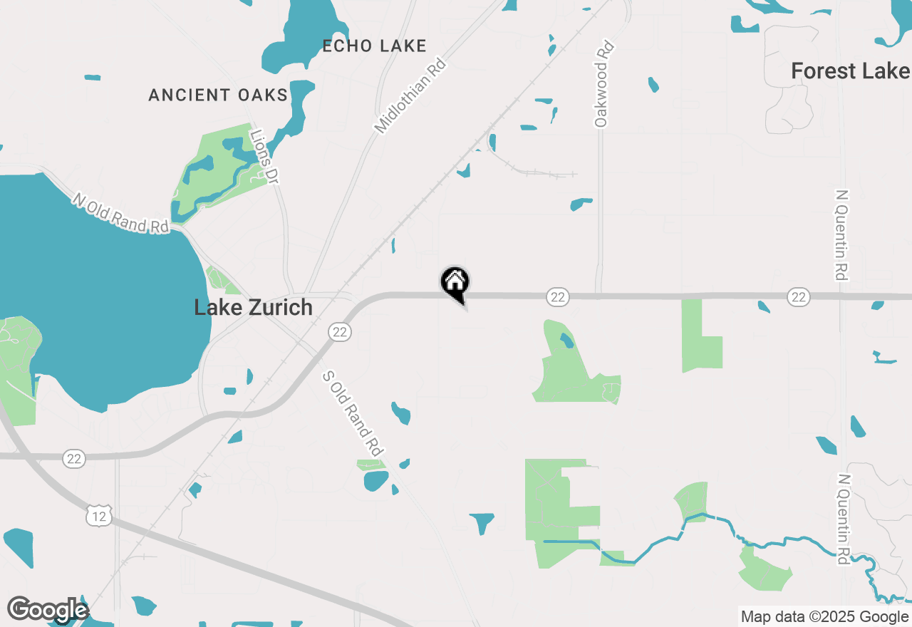 Map of 475 Burr Oak Drive, Lake Zurich, IL 60047