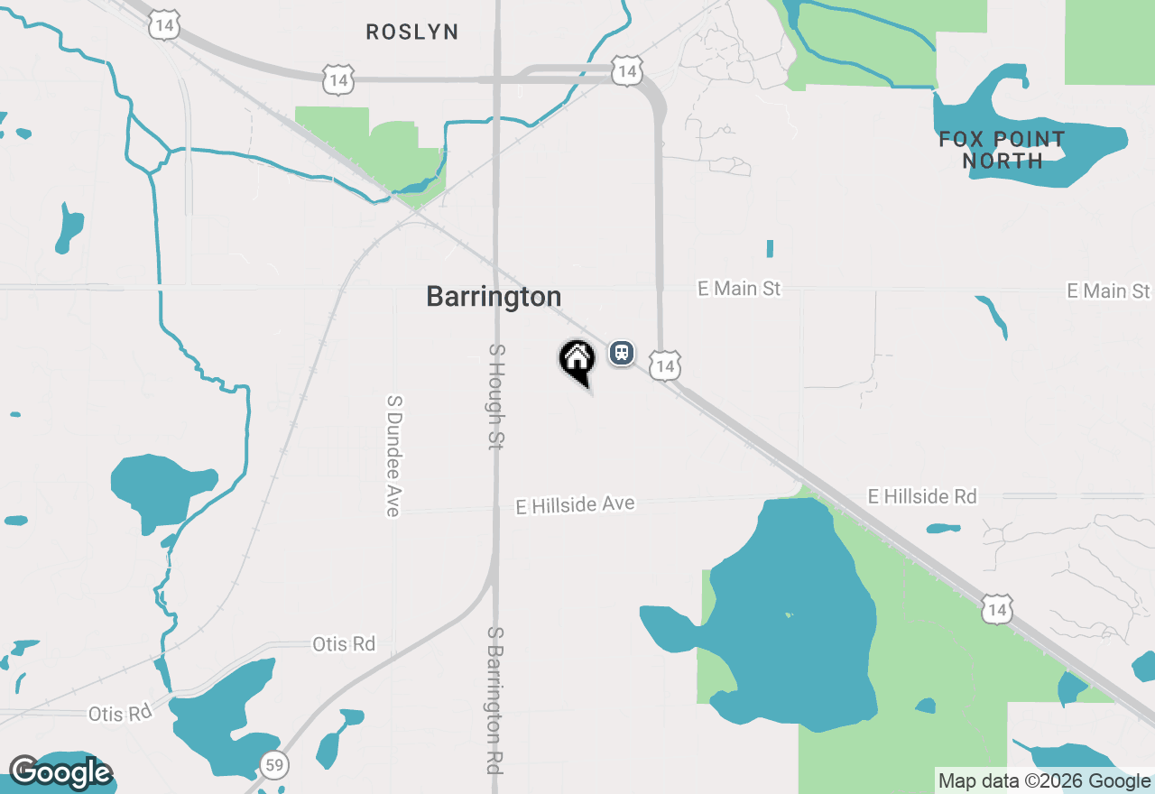 Map of 331 E Russell Street, Barrington, IL 60010