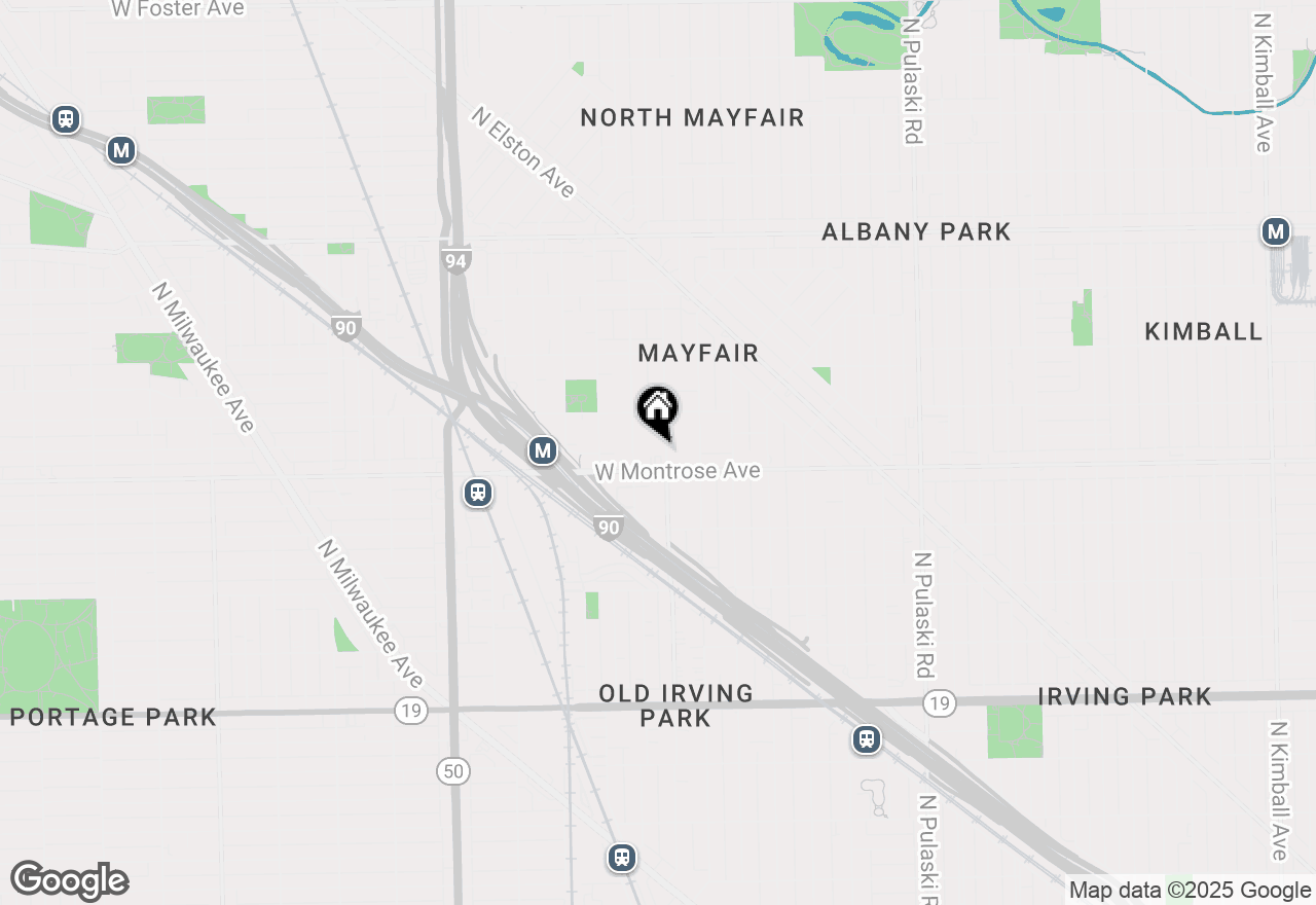 Map of 4416 N Kostner Avenue #1C, Chicago, IL 60630