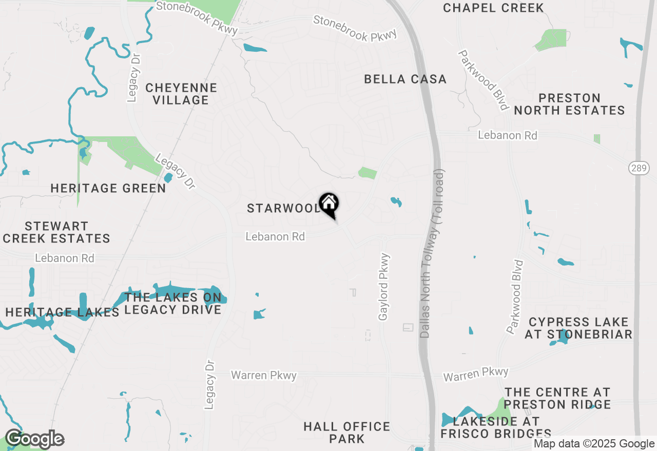 Map of 6303 Orchard Park Drive, Frisco, TX 75034