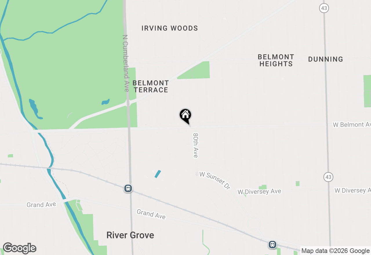 Map of 8015 W Belmont Avenue #104, River Grove, IL 60171