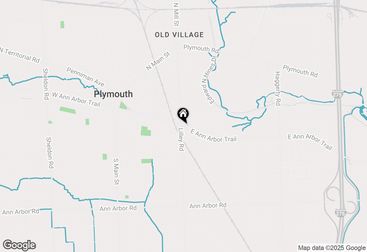 Map of 936 Ann Arbor, Plymouth, MI 48170