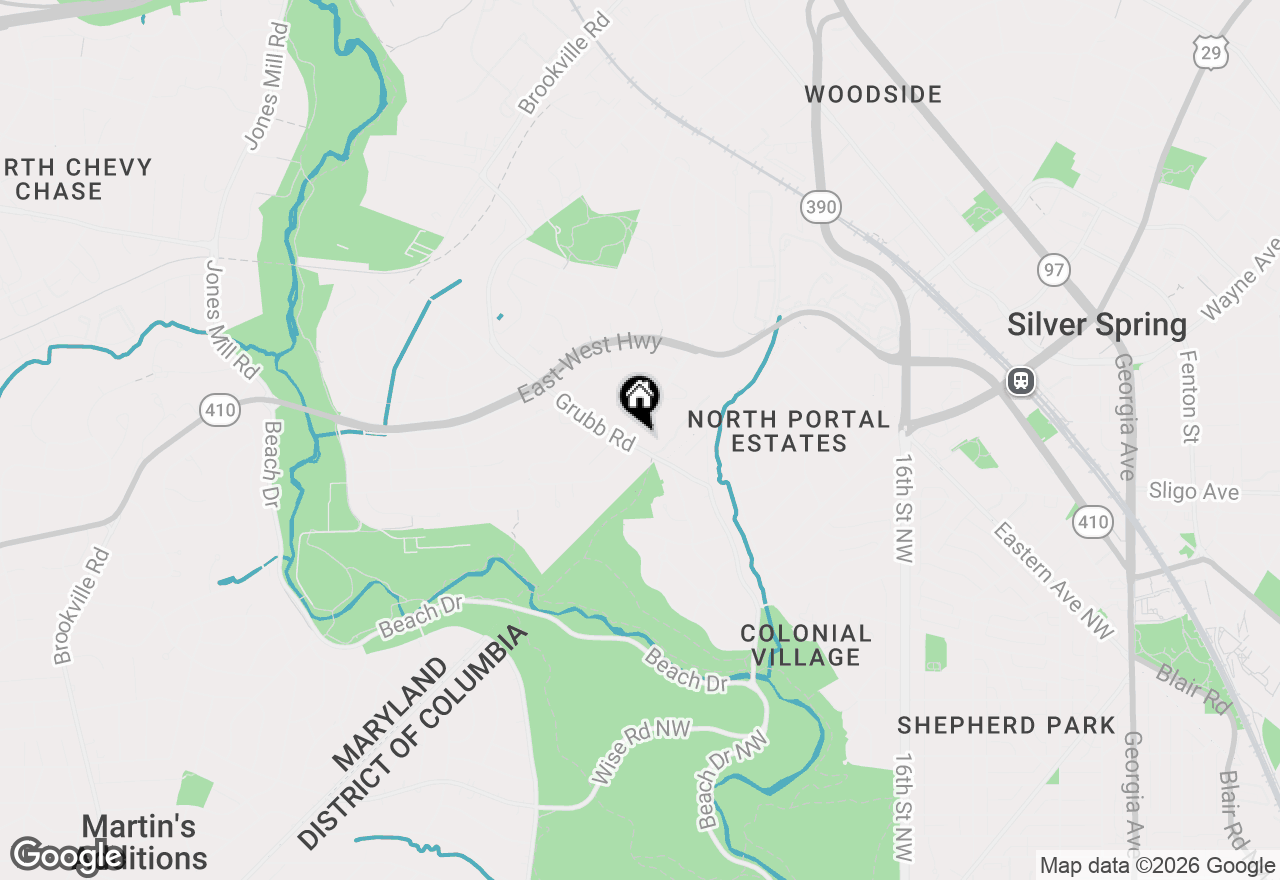 Map of 8205 Grubb Road #101, Silver Spring, MD 20910