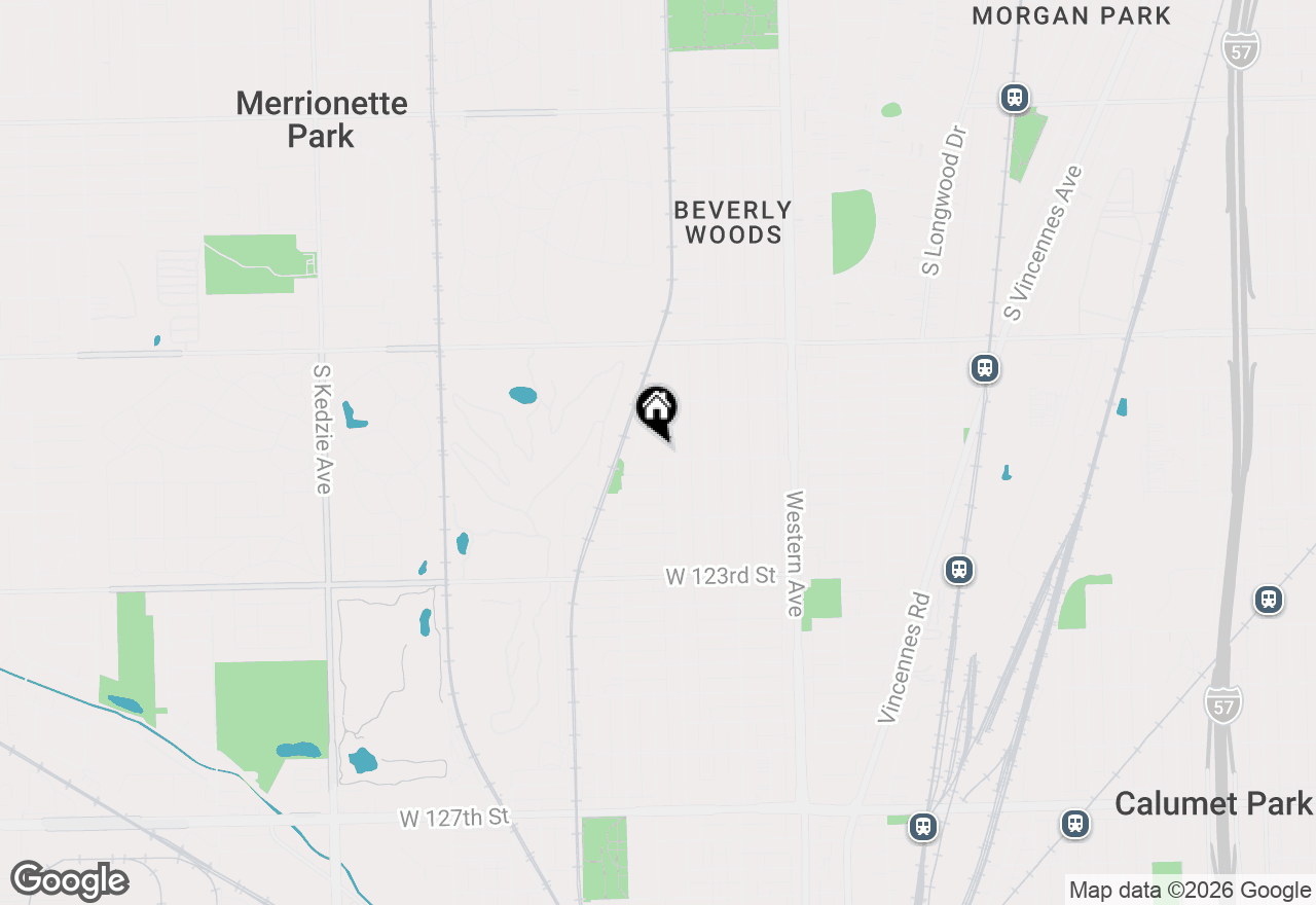 Map of 2616 121st Street, Blue Island, IL 60406