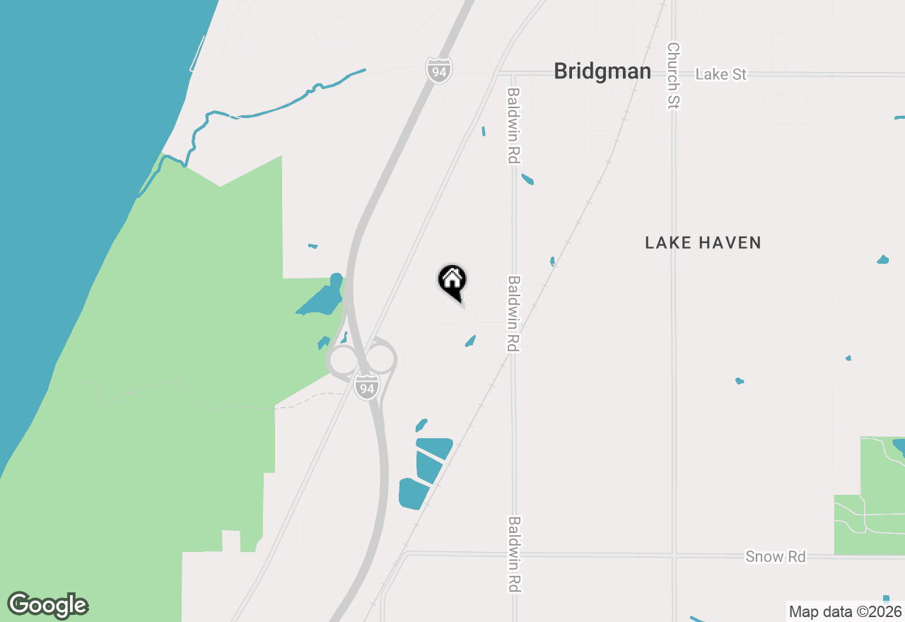 Map of 4650 Meadowbrook Lane, Bridgman, MI 49106