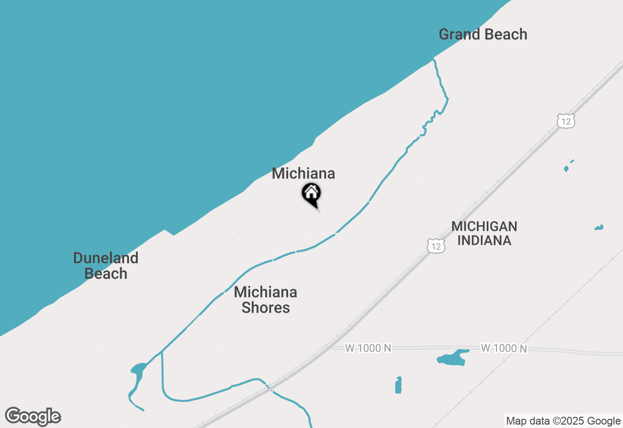 Map of 19 Sioux Trail, Michiana Vlg, MI 49117