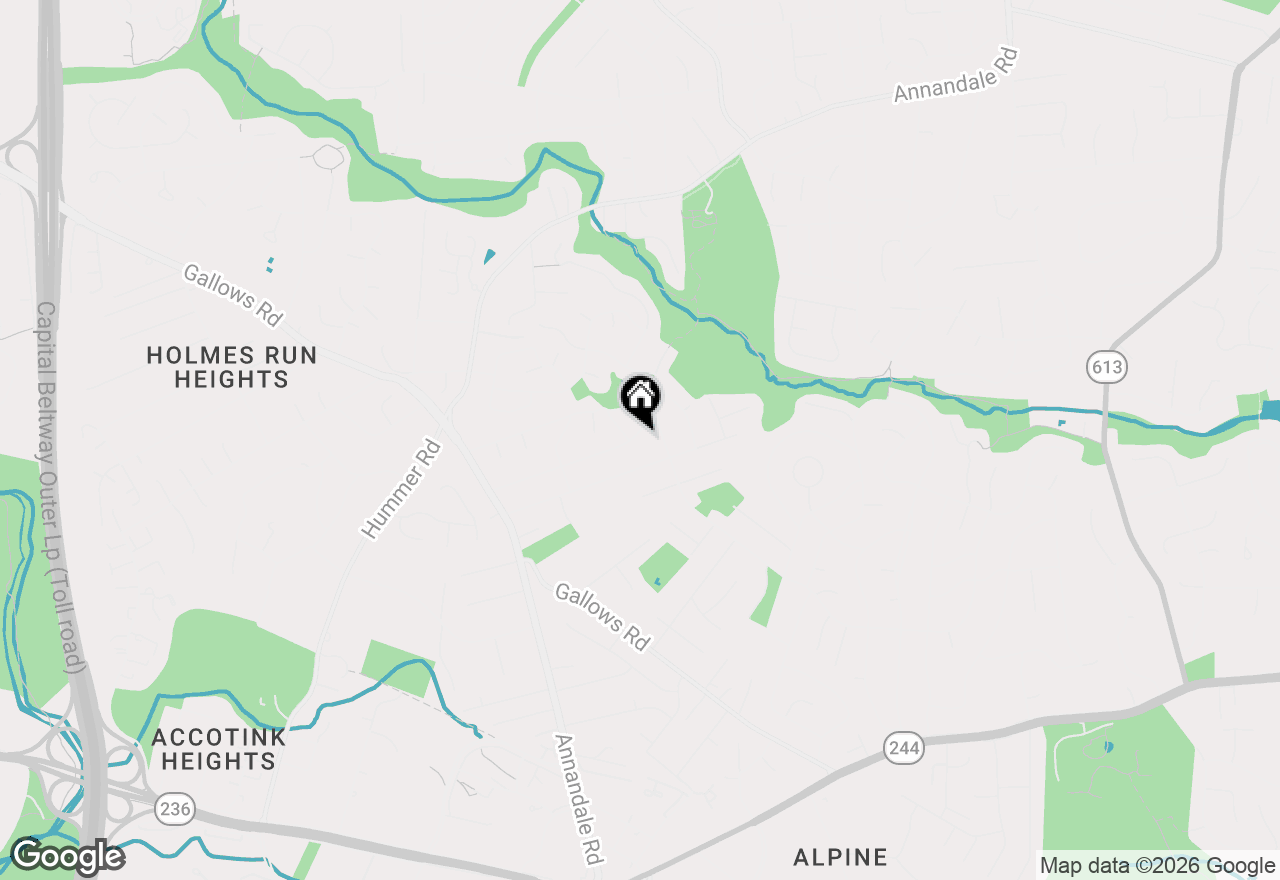 Map of 7209 Valleycrest Boulevard, Annandale, VA 22003