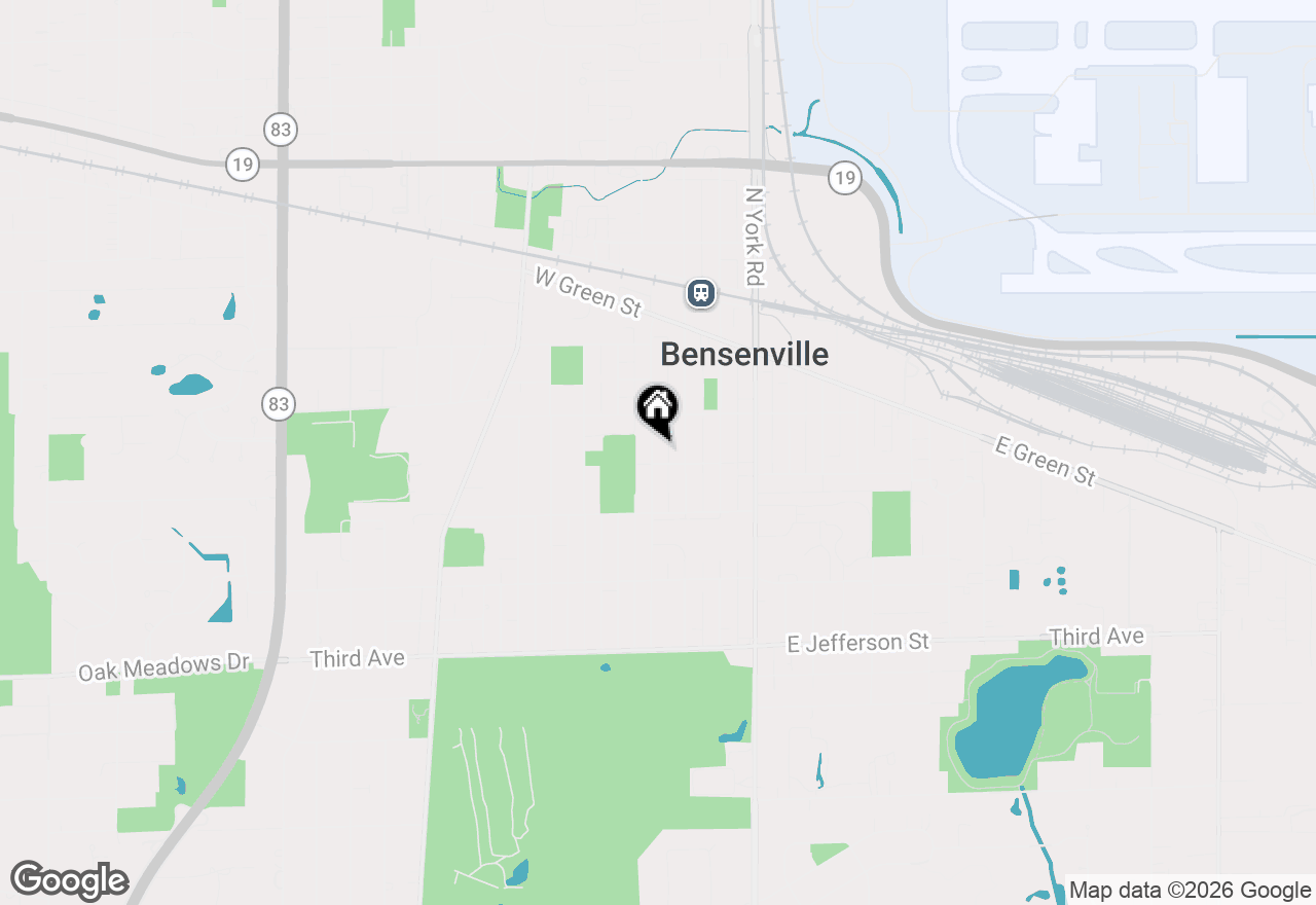 Map of 231 S Mason Street, Bensenville, IL 60106