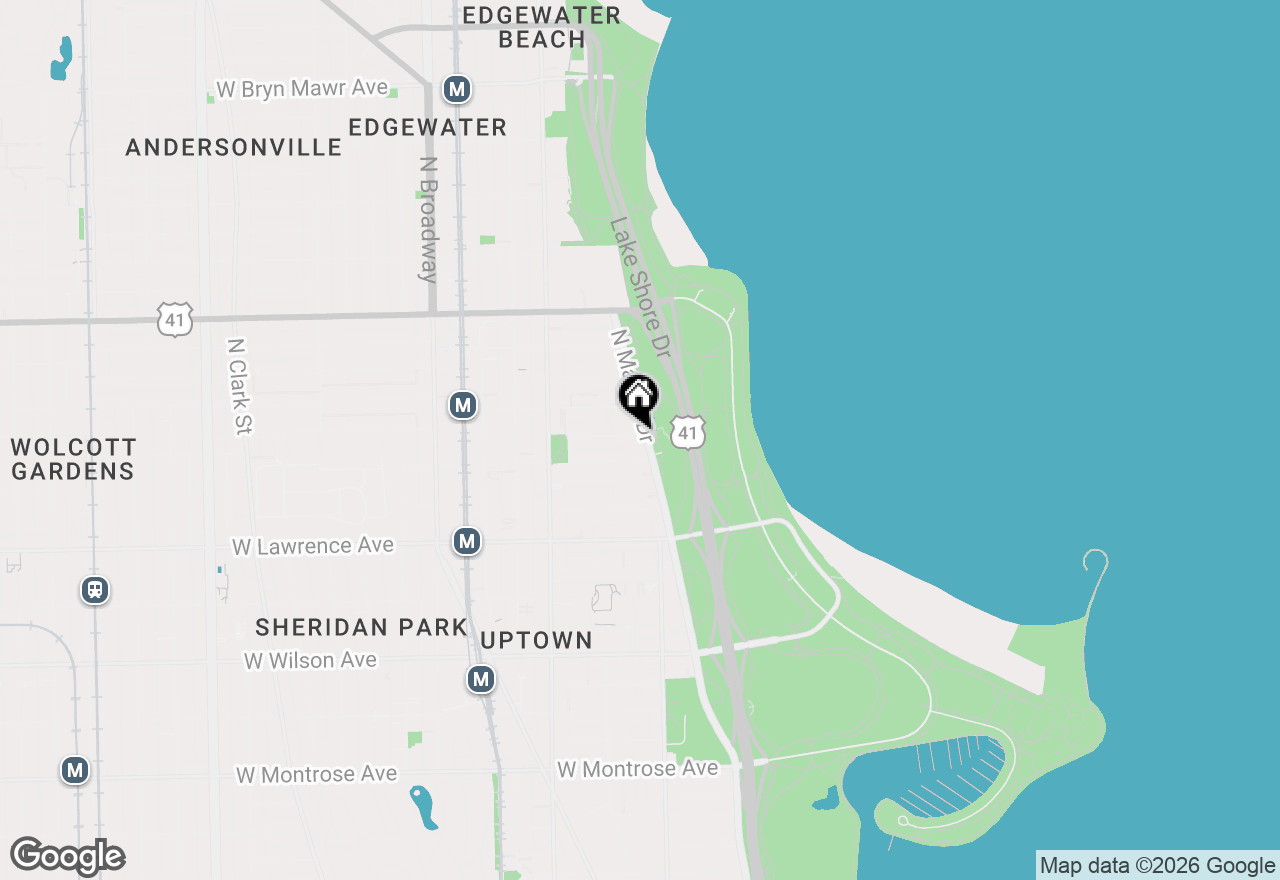 Map of 4950 N Marine Drive #415, Chicago, IL 60640