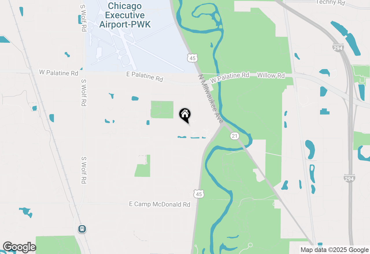 Map of 880 E Old Willow Road #175, Prospect Heights, IL 60070