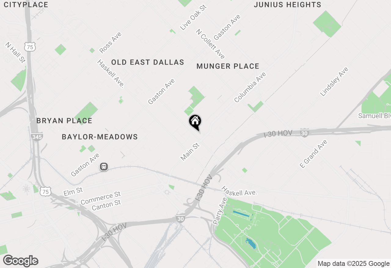 Map of 130 N Peak, Dallas, TX 75226