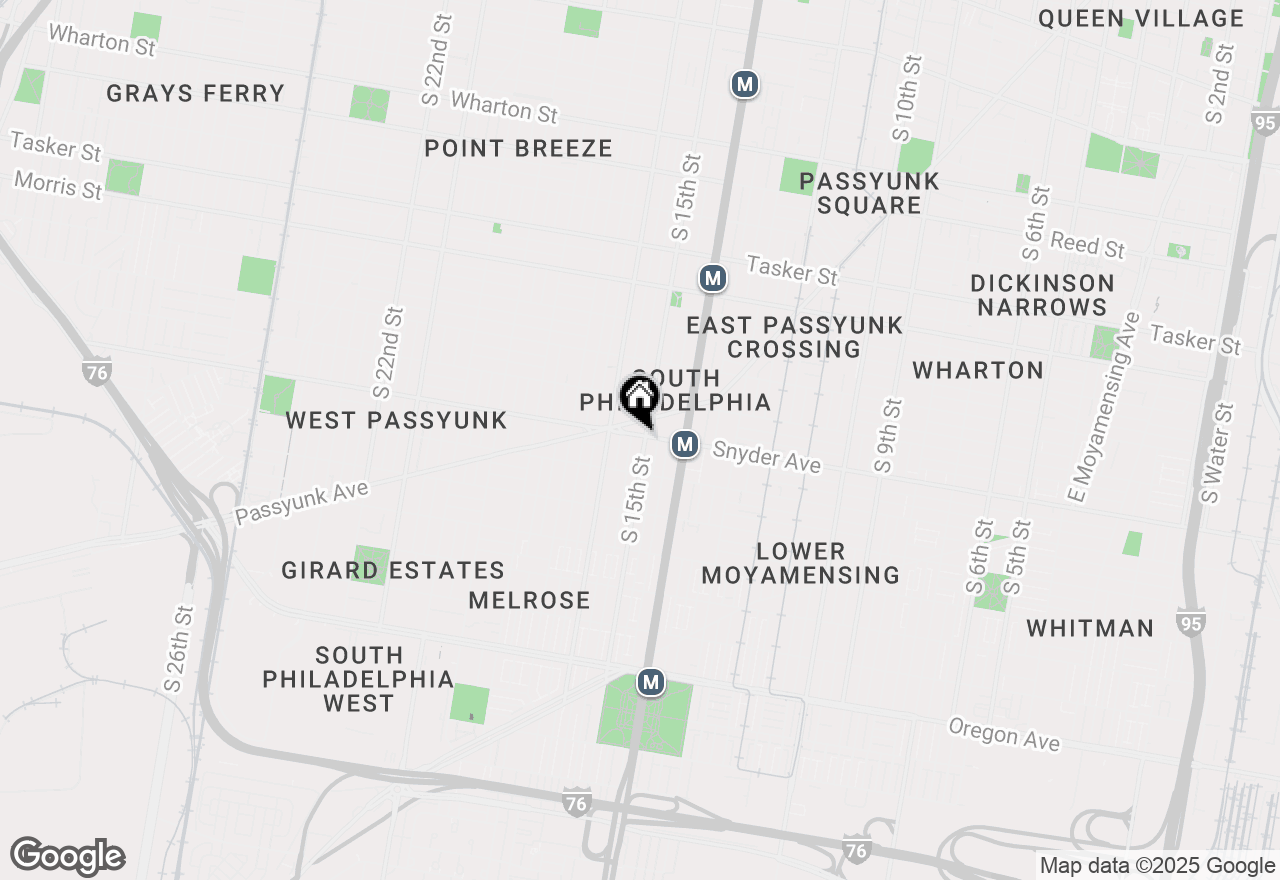 Map of 2100-2102 S 15th Street, Philadelphia, PA 19145