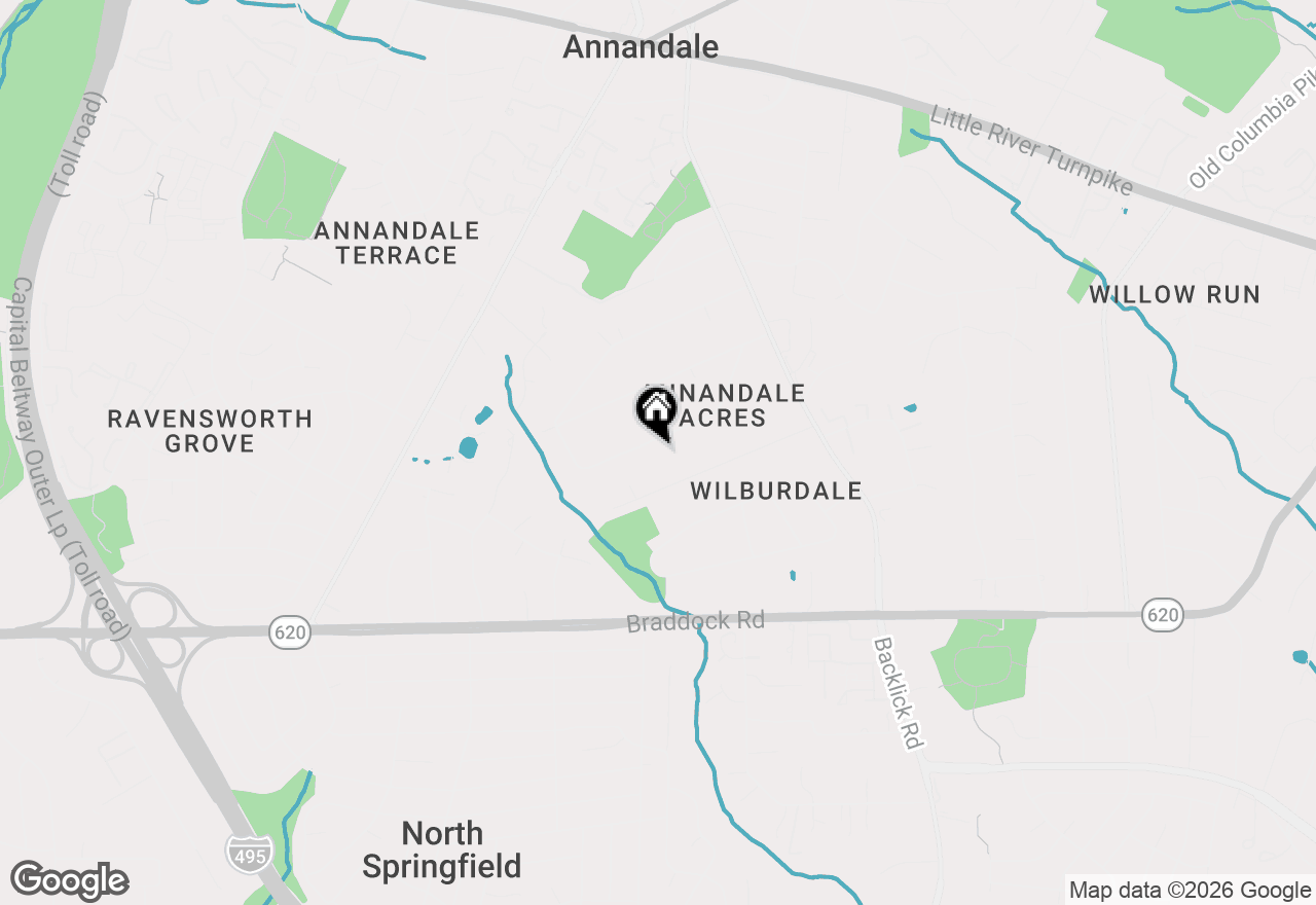 Map of 7301 Calvert Street, Annandale, VA 22003