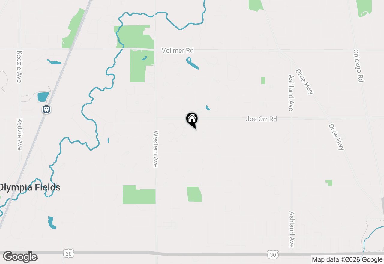 Map of 634 Lexington Drive, Chicago Heights, IL 60411