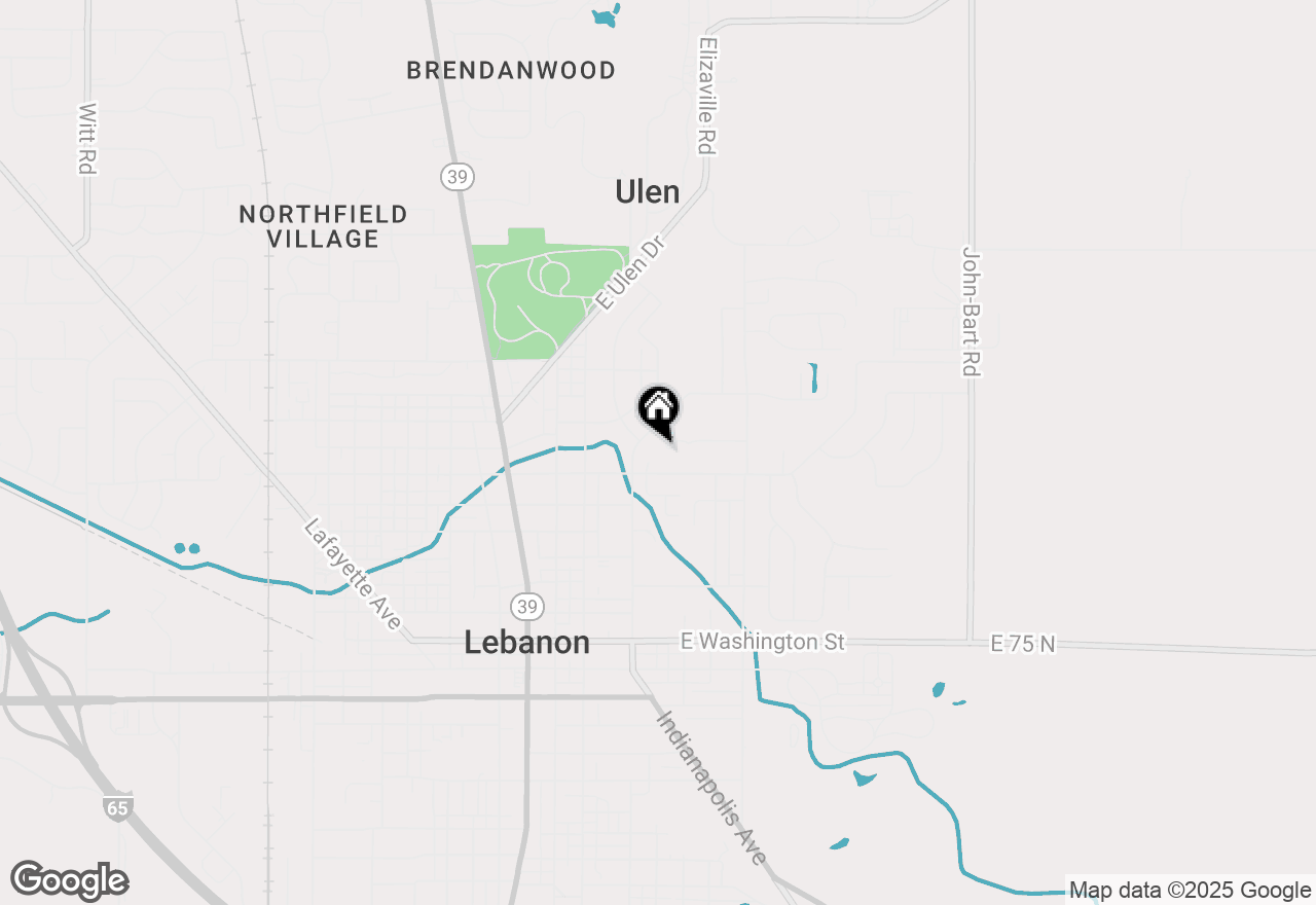 Map of 501 Somerset Drive, Lebanon, IN 46052