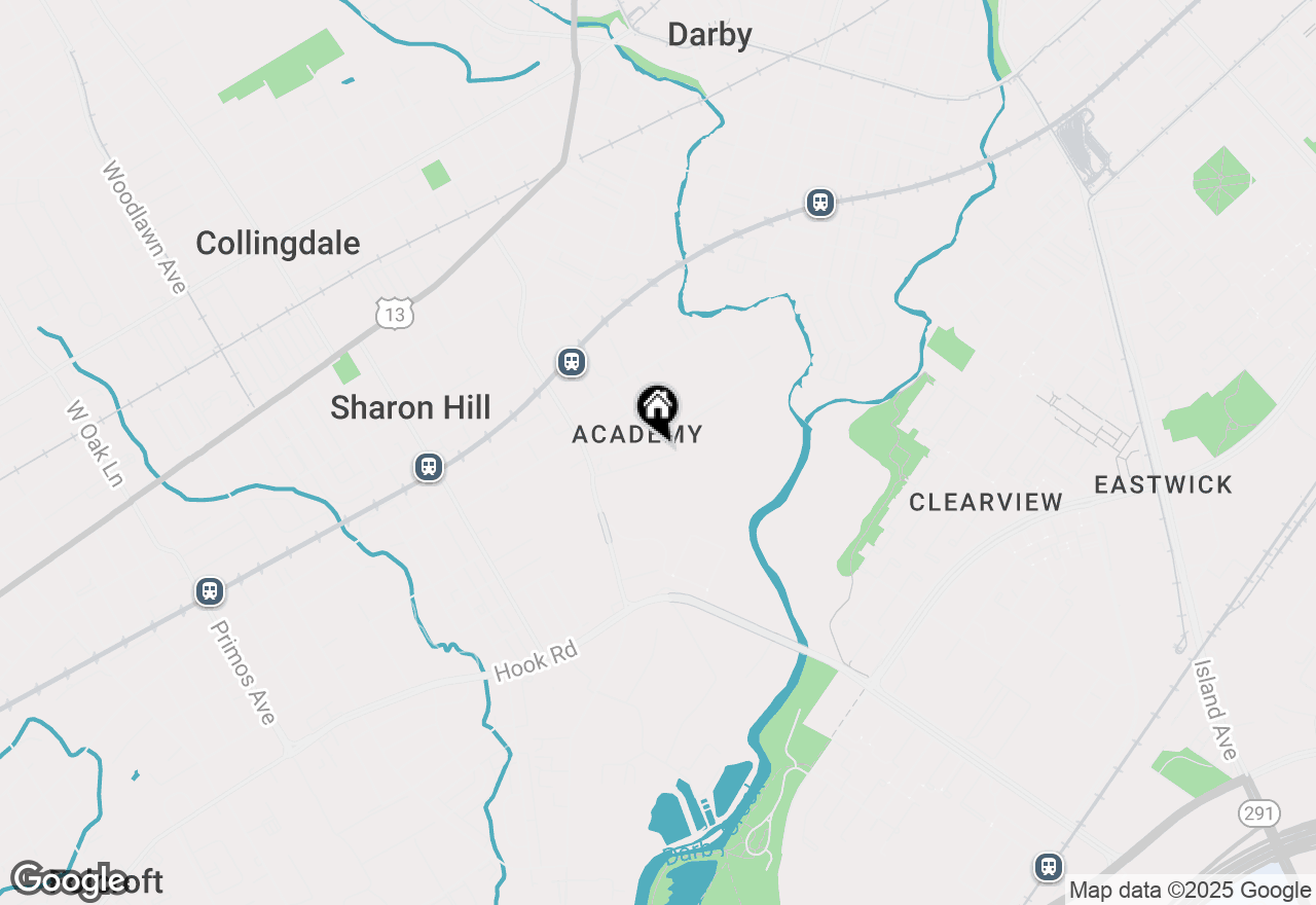 Map of 732 Bonsall Avenue, Sharon Hill, PA 19079