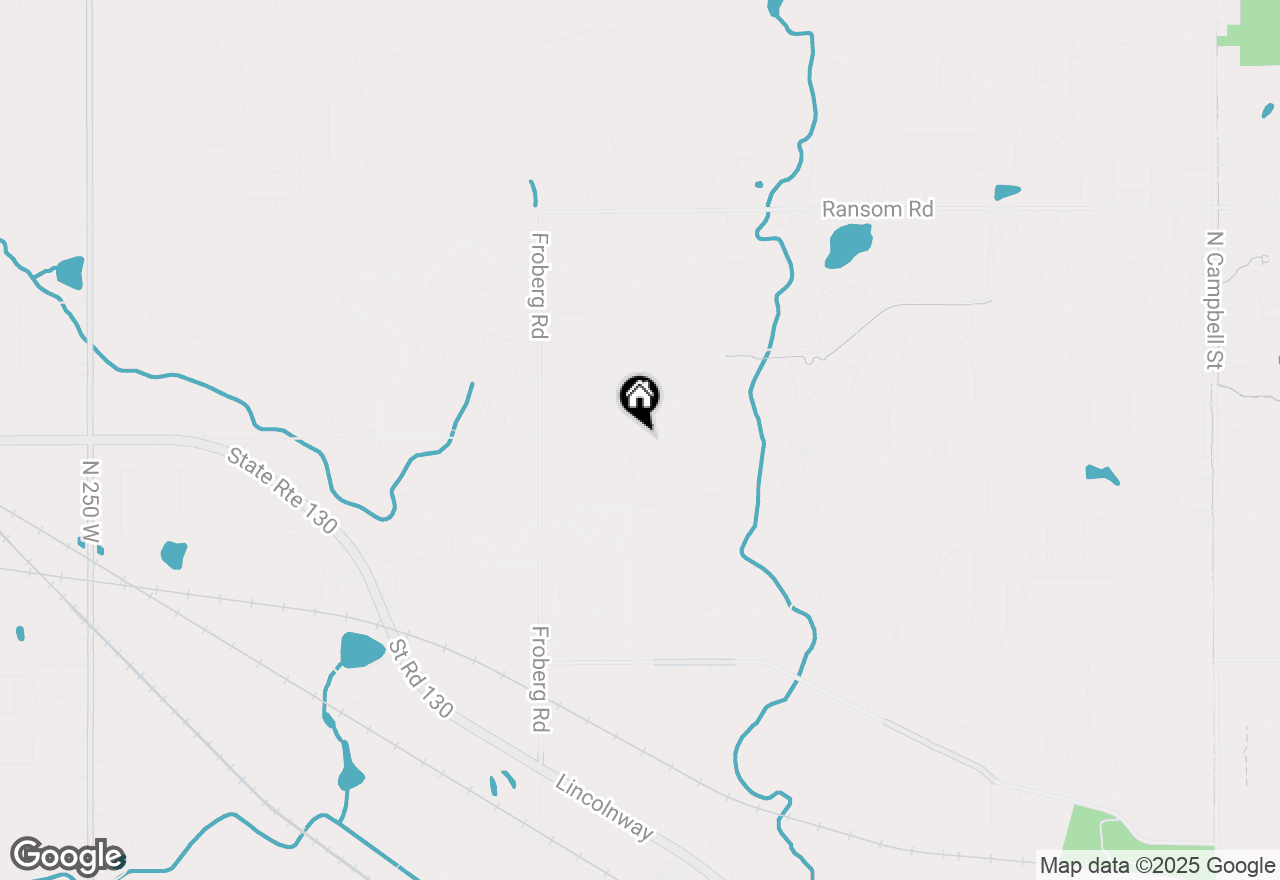 Map of 2452 Knights Bridge Drive, Valparaiso, IN 46385