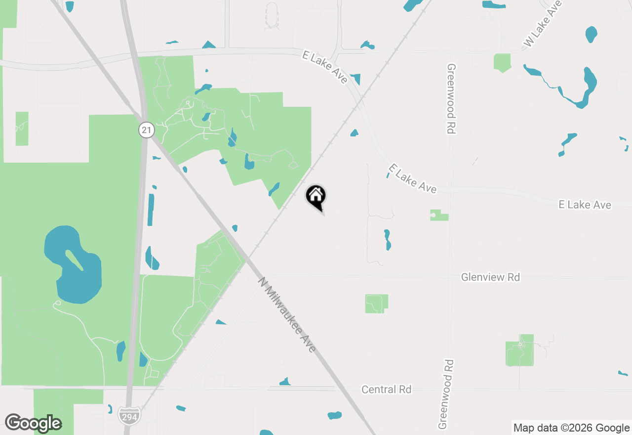 Map of 3843 Springdale Avenue, Glenview, IL 60025