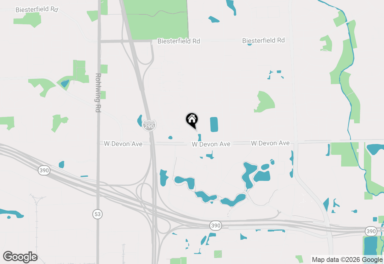 Map of 1259 Old Mill Lane, Elk Grove Village, IL 60007